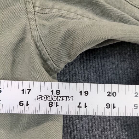 Treasure and Bond Full Zip Jacket Size L 10/12 Green Shoulder Pocket - Picture 6 of 13